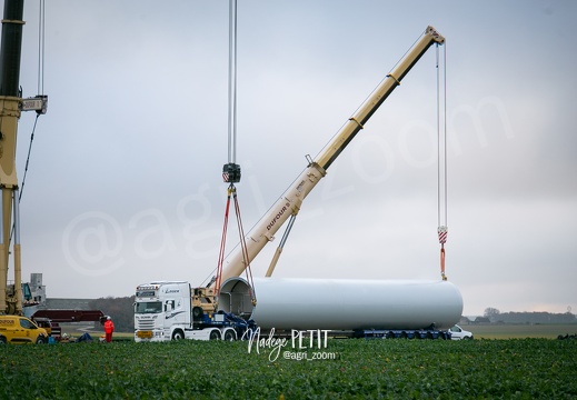 levée des éoliennes. Projet Roman-Grandvilliers(27).