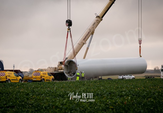 levée des éoliennes. Projet Roman-Grandvilliers(27).