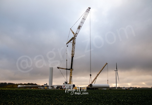 levée des éoliennes. Projet Roman-Grandvilliers(27).