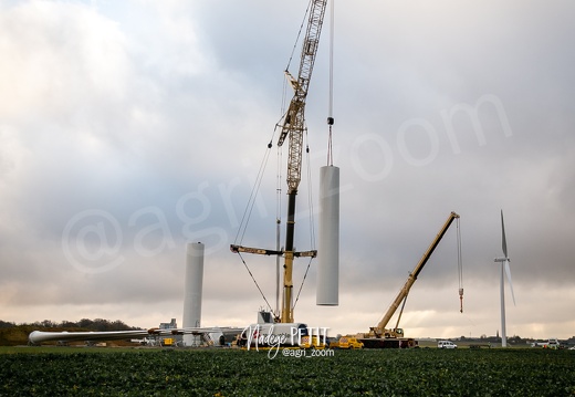 levée des éoliennes. Projet Roman-Grandvilliers(27).