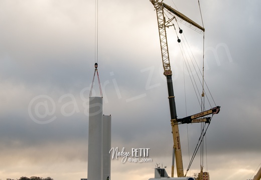 levée des éoliennes. Projet Roman-Grandvilliers(27).