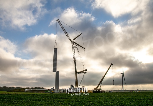 levée des éoliennes. Projet Roman-Grandvilliers(27).