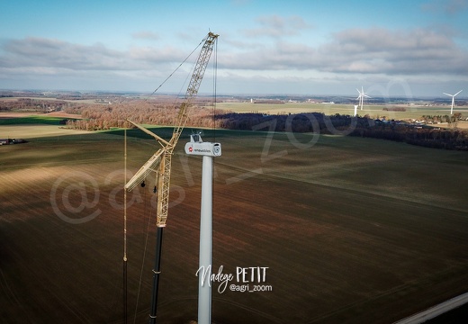 levée des éoliennes. Projet Roman-Grandvilliers(27).