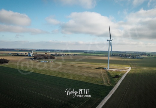 levée des éoliennes. Projet Roman-Grandvilliers(27).