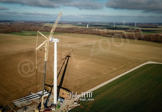 levée des éoliennes. Projet Roman-Grandvilliers(27).