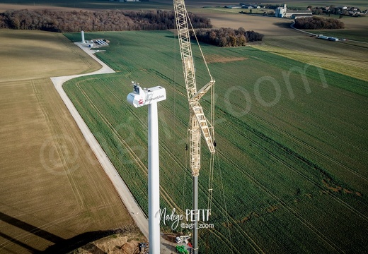 levée des éoliennes. Projet Roman-Grandvilliers(27).