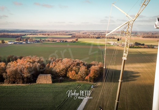 levée des éoliennes. Projet Roman-Grandvilliers(27).